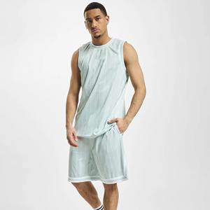 Logo personnalisable Short de basket-ball américain pour homme Double maille respirant ample entraînement Fitness course vitesse sec solide décontracté - Product Image 2