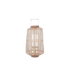 Portavelas de linterna de bambú de Venta caliente Color personalizado decoración del hogar MP Decoración Otros portavelas linternas tarros de velas - Product Image 1
