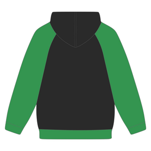 เสื้อฮู้ดแขนแร็กแลนสีดำ 08 สำหรับชมรมนักศึกษาหญิง ชมรมพี่น้องนักศึกษาหญิง สีชมพูและสีเขียว สไตล์ลำลองทันสมัย - Product Image 6