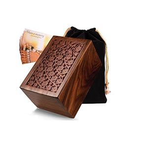 Urnes de crémation modernes en forme de cœur, souvenirs, cendres, faites à la main, prix raisonnable, grossiste et fournisseur - Product Image 4