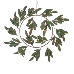 Guirlande de bouquet de fleurs en métal pour Noël Décoration de Noël suspendue pour fête et festival - Product Image 6