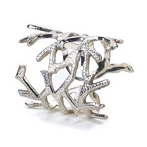 Dining Table Decoration Classic <b>Silver</b> Finished Metal <b>Napkin</b> Ring Eco-Friendly for Wedding and Party Decorations - Product Image 4