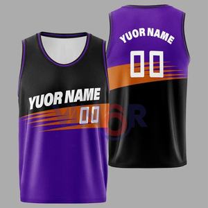 Kit de basket-ball personnalisé pour hommes, uniforme d'équipe de club de basket-ball, design par sublimation, maillot de basket-ball respirant le plus exigeant - Product Image 2