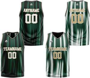 Camiseta de Baloncesto Personalizada con Sublimación en Degradado, Cuello en V, Sin Mangas, Uniforme de Malla, Morado, Azul, Rosa - Product Image 2