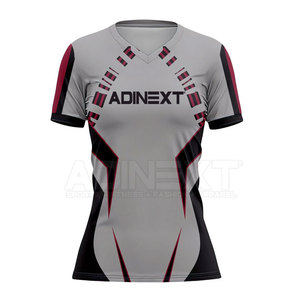 Venta Directa de Fábrica, Uniforme de Softbol Transpirable de Manga Corta para Mujer Adulta, 100% Poliéster, Ropa Deportiva de Nuevo Estilo - Product Image 4