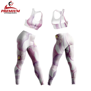 Women's Customizable Sublimated Workout <b>Yoga</b> <b>Set</b> Quick Drying Breathable Fitness Gear - Product Image 4