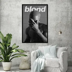 Affiche Frank Ocean au design blond élégant pour décoration murale - Product Image 3