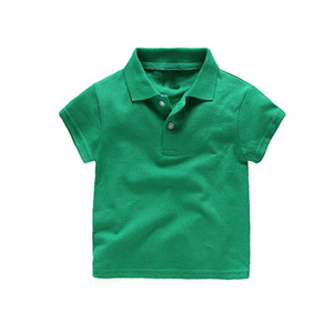 Vente en gros personnalisé 100% coton logo personnalisé polo à manches courtes col polo unisexe uni élégant pour les enfants du Bangladesh - Product Image 6