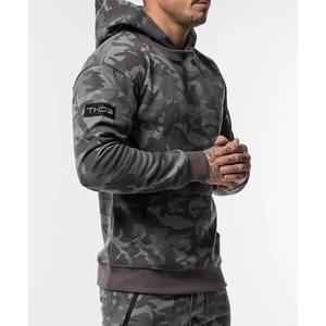 2023 tejido entrenamiento calle Color sólido ropa recortada Sudadera con capucha muestra gratis sudaderas con capucha ajustadas para hombres - Product Image 4