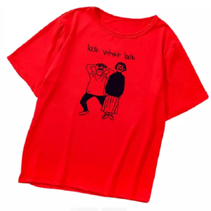 Camiseta estampada para mujer, ropa 100% de algodón para mujer, Camiseta estampada de la mejor calidad - Product Image 2