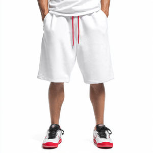 Elastic Waist <b>Fleece</b> Jogger <b>Shorts</b> Men Workout 400 GSM Sweat <b>Shorts</b> Mens Jogging Wear Sweat <b>Shorts</b> Men's - Product Image 3