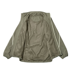 Conjunto Deportivo para Hombre, Negro, Resistente al Viento, Impermeable, de Secado Rápido, Ecológico, con Chaqueta con Cremallera y Logotipo Estampado en la Parte Delantera y Pantalones, para Invierno - Product Image 3