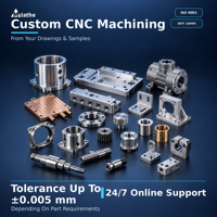 Pièces en aluminium CNC personnalisées OEM avec services de fraisage et de perçage pour assemblages mécaniques et machines industrielles