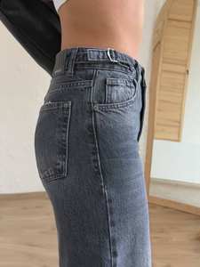 Jeans de Moda para Mujer, Mezclilla de Alta Calidad, Lavada, Transpirable, Ecológica, 100% Algodón, Tejido Elástico Cómodo, Corte Casual - Product Image 2