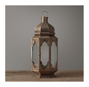 Linterna de candelabro de mesa para decoración de boda con acabado antiguo, diseño Vintage, superventas - Product Image 6