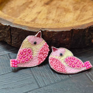 Pendientes Colgantes Clásicos Coloridos con Cuentas 2025, Hechos a Mano, con Forma de Pájaro, Cuentas de Semillas, Tamaño Personalizado, Accesorios de Moda para Fiestas, Unisex - Product Image 1