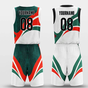 Uniforme de basket-ball réversible sur mesure poids léger conception personnalisée vêtements de sport sublimation uniforme de maillot de basket-ball réversible - Product Image 2