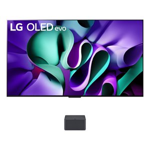 Téléviseur intelligent OLED M4 Evo 65 pouces, argent satiné, WebOS 4K UHD, haut-parleur intégré pour API OLED65M49LA - Product Image 1