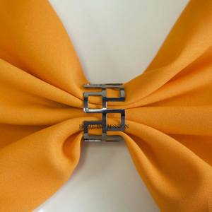 Metal Chicken Shape <b>Napkin</b> Ring Stocked Eco-Friendly for Festive Wedding Party Decor <b>Silver</b> Color Design - Product Image 3