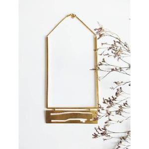 Collier artisanal en cuivre et laiton avec accent perlé - Product Image 1