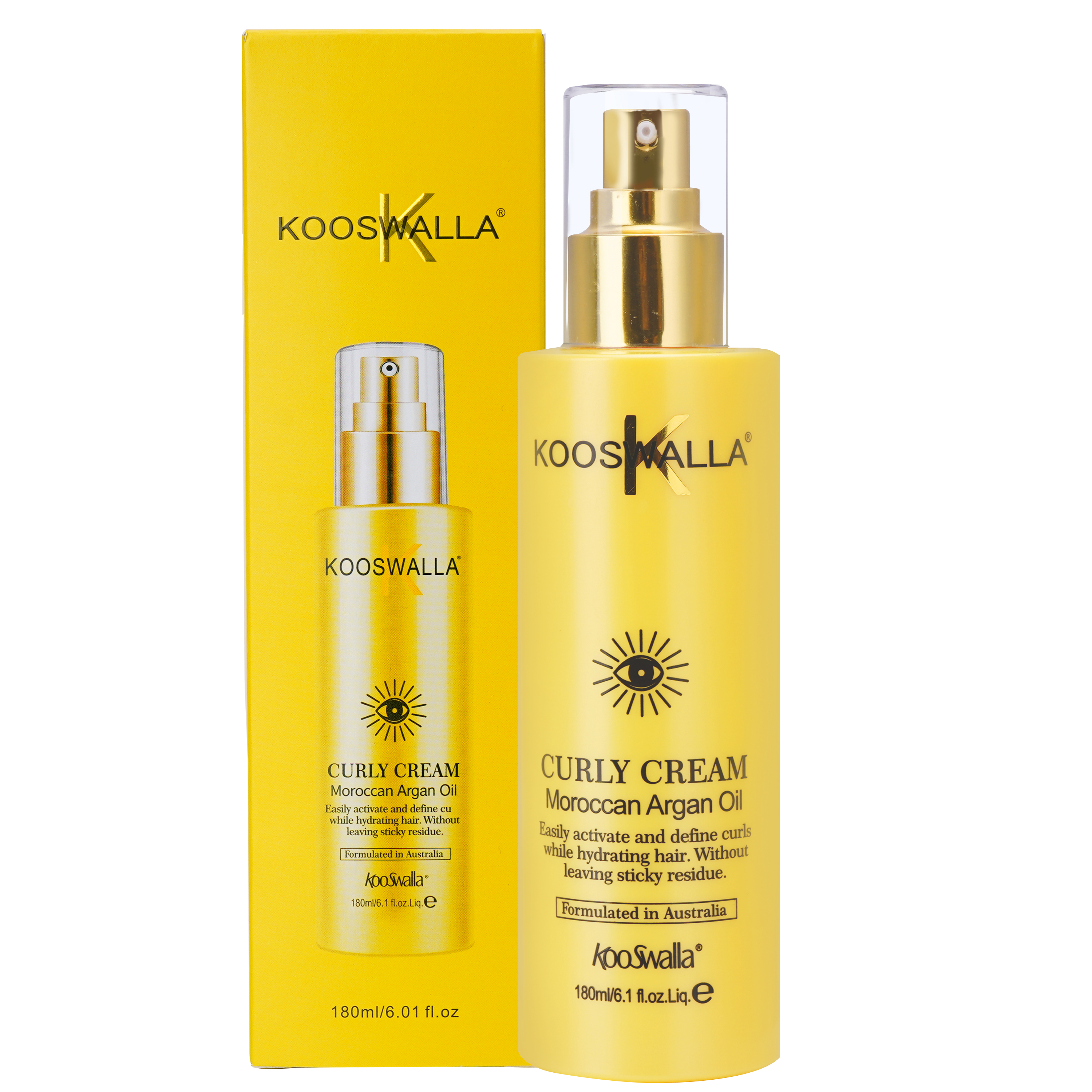 Crème Argan pour Cheveux Bouclés