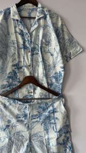 Conjunto de pijama corto de algodón 100% para mujeres y niñas, ropa de fiesta nupcial térmica para invierno, suministro ODM - Product Image 3