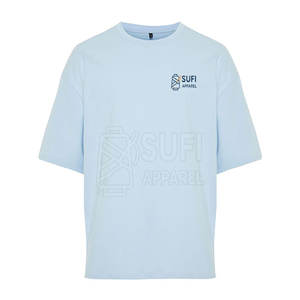 T-shirts pour hommes surdimensionnés à col uni, 100% coton tricoté, décontractés, écologiques, respirants, à manches courtes, séchage rapide, personnalisables avec votre propre logo - Product Image 1