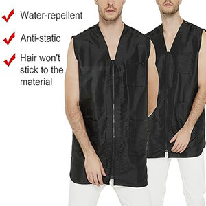 เสื้อกั๊กร้านตัดผมชายน้ำหนักเบาระบายอากาศได้ดีสวมใส่สบายออกแบบโลโก้ได้ตามต้องการ - Product Image 4