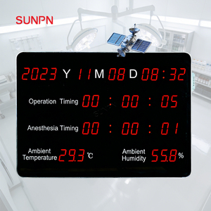Reloj Digital Metálico Moderno Sincronizado con NTP para Hospital, Temporizador de Anestesia para Quirófano - Product Image 1
