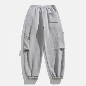 Casual Winter Sportswear Sweatpants Thick <b>Sherpa</b> Fleece <b>Joggers</b> Customized Logo High Quality High Waist - Product Image 4