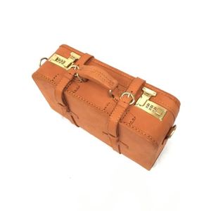 La mejor maleta de cuero de estilo vintage clásico de 14 pulgadas, duradera y elegante, hecha a mano en Indonesia, lujo simple a la moda - Product Image 4