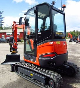 Mini-excavatrice sur chenilles compacte Kubota, machine de terrassement Kubota KX030-4, excavatrice hydraulique Kubota à vendre - Product Image 3