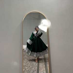 ชุดเดรส Afghan kuchi แบบดั้งเดิมชุดเดรส Banjara แบบปักลายลูกไม้ตกแต่งผ้าแบบปรับแต่งกระดุมได้ - Product Image 5