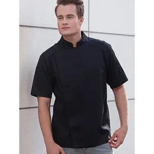 Short-Sleeve <b>Chef</b> <b>Jacket</b> Protective Clothes for <b>Chefs</b> - Product Image 5
