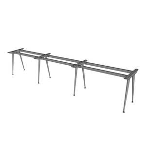 Modern Industrial 3-Person Cluster <b>Table</b> Steel Frame 360x60cm HCCO027 for <b>Dining</b> Apartment Hotel Bedroom - Product Image 2