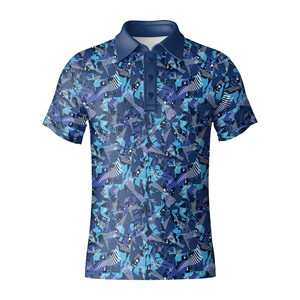 Camiseta de Polo de Golf Personalizada para Hombre, Poliéster Elástico, Control de Humedad, Ropa Deportiva, Fábrica en Vietnam - Product Image 4