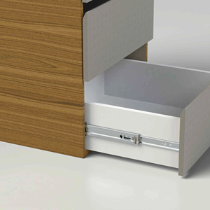 Corredera de Extensión Completa con Rodamiento de Bolas Silencioso y Cierre Suave de Alta Carga de 45 mm para Sistemas de Gabinetes de Cocina - Product Image 1