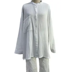 Muslim Stylish Summer Urban Cotton Cozy Elite Cotton Blouse