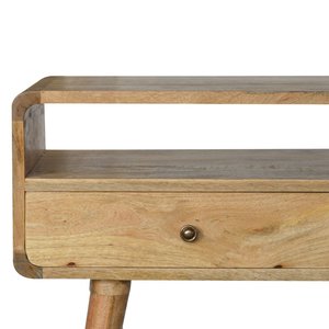 Table console en chêne massif courbé en manguier massif - Product Image 4