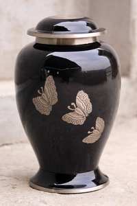 Butterfly Cremation <b>Urn</b> for Human Ashes Handmade Funeral <b>Urn</b> for Adult Memorial Large Keepsake <b>Urn</b> for <b>Pet</b> - Product Image 3