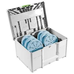 Festool SYS-STF D150 GR-Set Granat Abrasives Systainer con 6 estuches para herramientas - Product Image 1