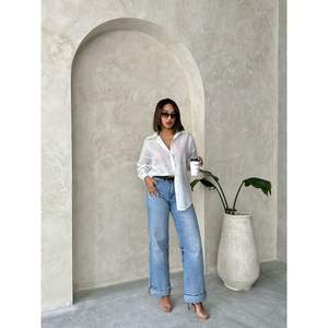 Blusas y Camisas de Voile Bordadas para Mujer, Producto al por Mayor - Product Image 5