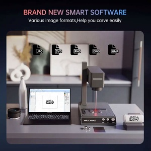 Machine de gravure laser <span class=keywords><strong>Mini</strong></span> <span class=keywords><strong>MR</strong></span>.CARVE M4 Graveur laser Connexion Wifi Gravure sur téléphone portable Designs sur Lea - Product Image 5