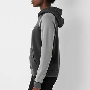 Sweat à capuche confortable en polaire épaisse, streetwear d'hiver, usine ODM avec une qualité à 100% - Product Image 3