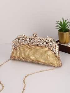 Sac à main tendance pour femmes avec paillettes, élégant sac de soirée pour les fêtes, les mariages et les cocktails - Product Image 5