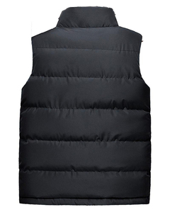 Breathable High Quality Navy <b>Black</b> Sleeveless Men's <b>Vest</b> Jacket Best Comfortable Winter Custom Puffer Waistcoats Men - Product Image 3