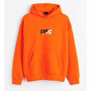 <b>Men's</b> Portland <b>Orange</b> Color Pullover <b>Hoodie</b> With Pouch Pocket Customized Design Classic Regular Fit Rounded Neck <b>Hoodie</b> for <b>Men</b> - Product Image 6