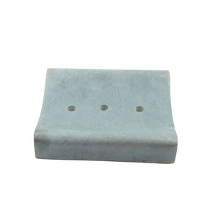 Jabonera de esteatita gris de suministro directo de fábrica al precio más bajo para uso en el hogar y en hoteles Jabonera Gris esteatita - Product Image 1