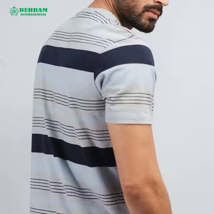 เสื้อยืดผู้ชายคุณภาพสูง เนื้อผ้าโพลีเอสเตอร์ 100% ระบายอากาศได้ดี เป็นมิตรกับสิ่งแวดล้อม ทรงปกติ พิมพ์ลาย/เรียบ ไซส์พลัส รับสั่งทำ - Product Image 5