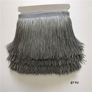 Flecos de encaje de 10 metros y 20cm de ancho, borla de plástico, recorte de flecos, vestido latino, accesorios de ropa de escenario, cinta de encaje - Product Image 5